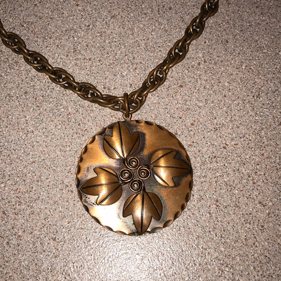 Vintage REBAJES Copper Necklace choker RARE EUC! - Picture 2 of 8